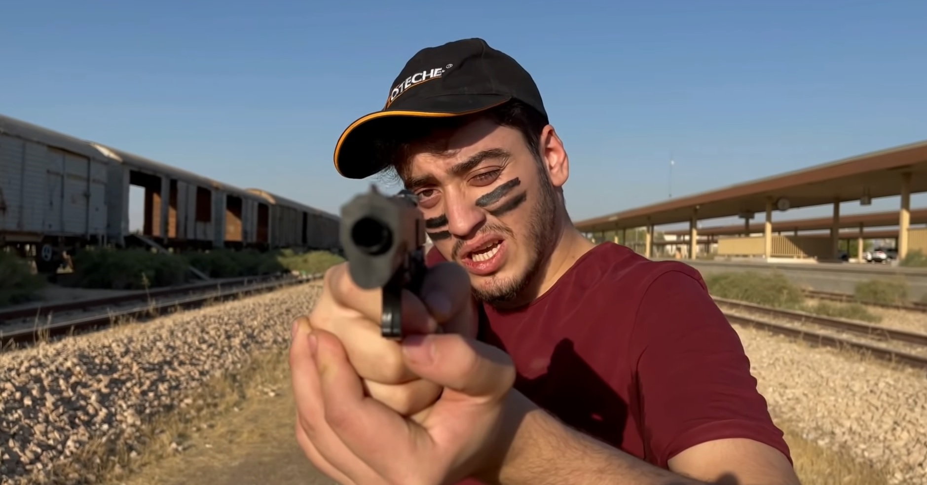 Kurdish teen actor Salman Vines' short film (Photo: A screen grab from salman Vines' YouTube chanels)
